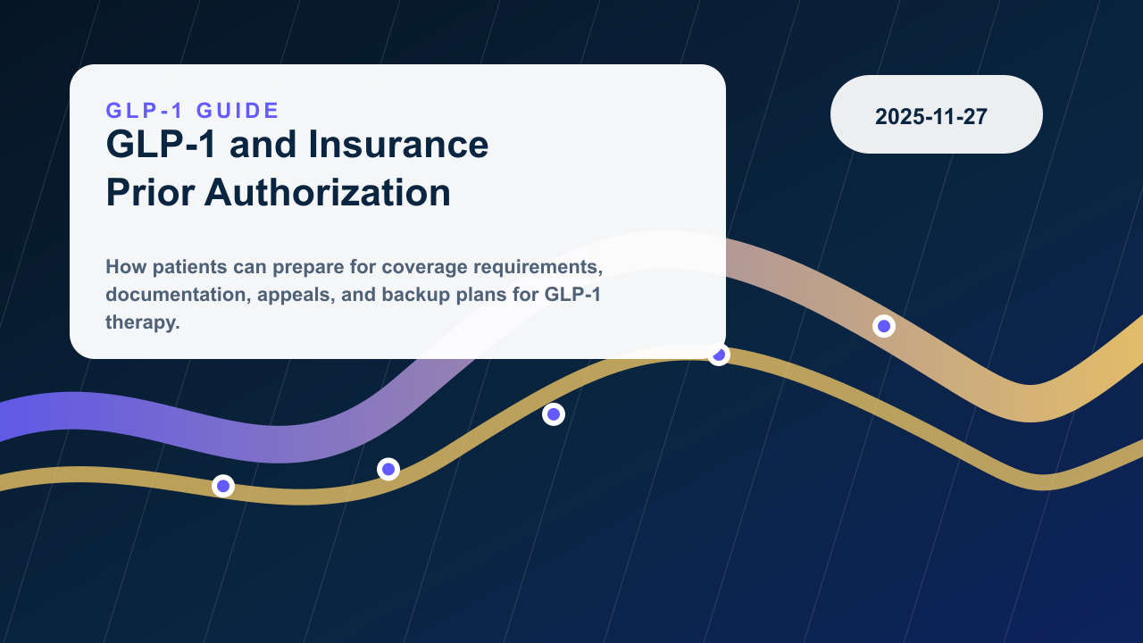 GLP-1 Medications and Insurance Prior Authorization editorial illustration