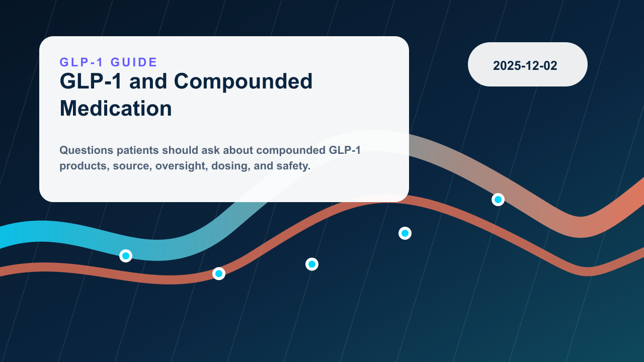 GLP-1 Therapy and Compounded Medication Questions editorial illustration