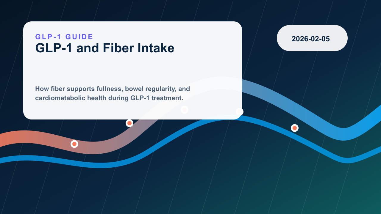 GLP-1 Therapy and Fiber Intake editorial illustration