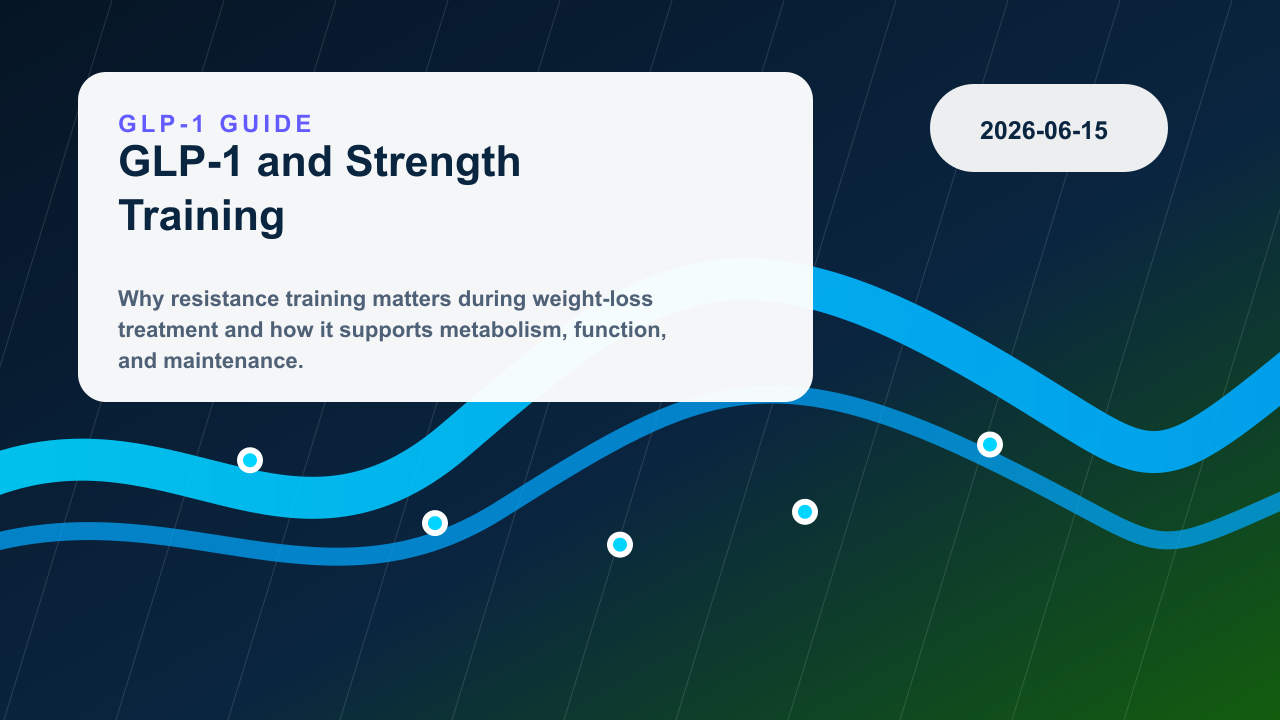 GLP-1 Therapy and Strength Training editorial illustration