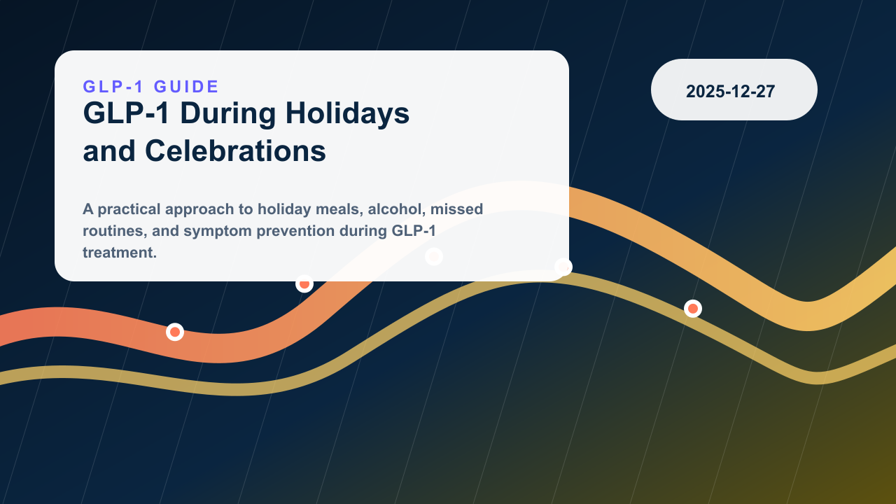 GLP-1 Therapy During Holidays and Celebrations editorial illustration