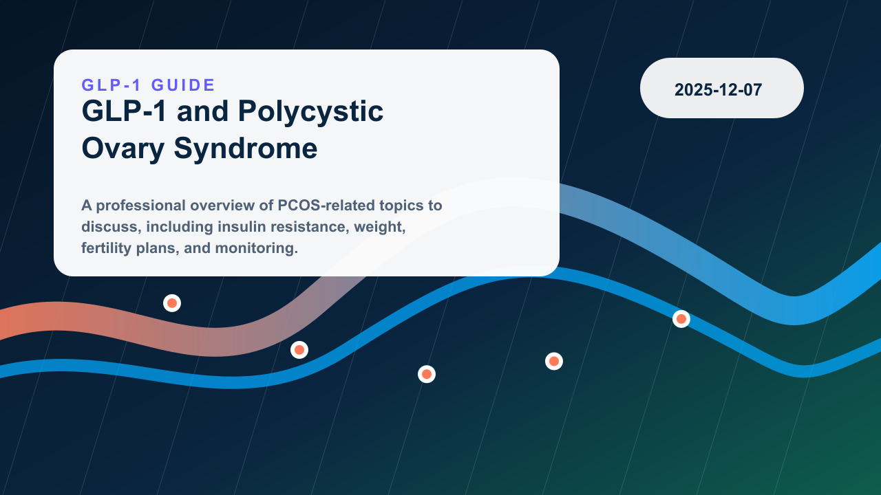 GLP-1 Treatment and Polycystic Ovary Syndrome Conversations editorial illustration