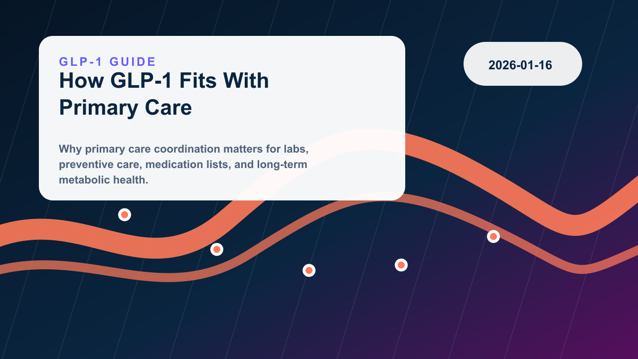 How GLP-1 Treatment Fits With Primary Care editorial illustration