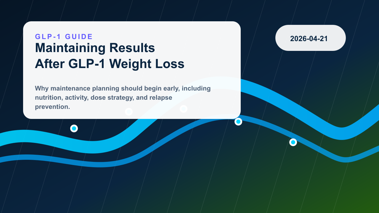 Maintaining Results After GLP-1 Weight Loss editorial illustration
