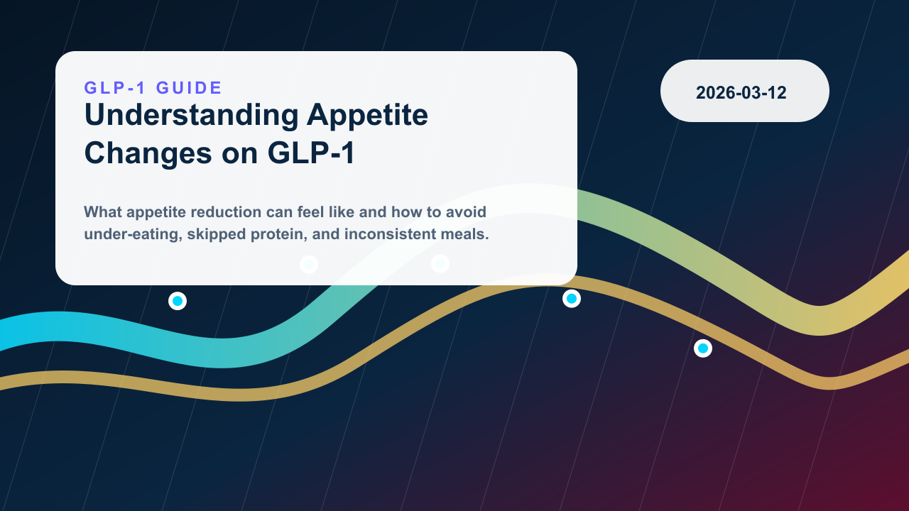 Understanding Appetite Changes on GLP-1 Therapy editorial illustration